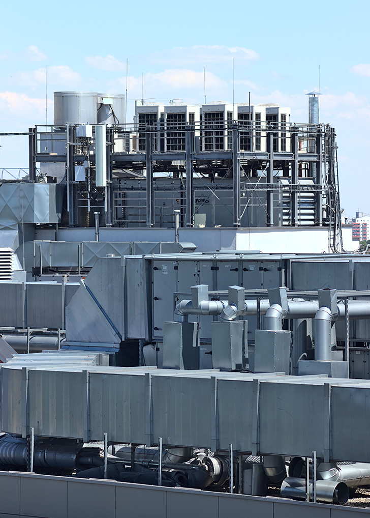 Sistema de climatização e ventilação industrial instalado pela Mecfield